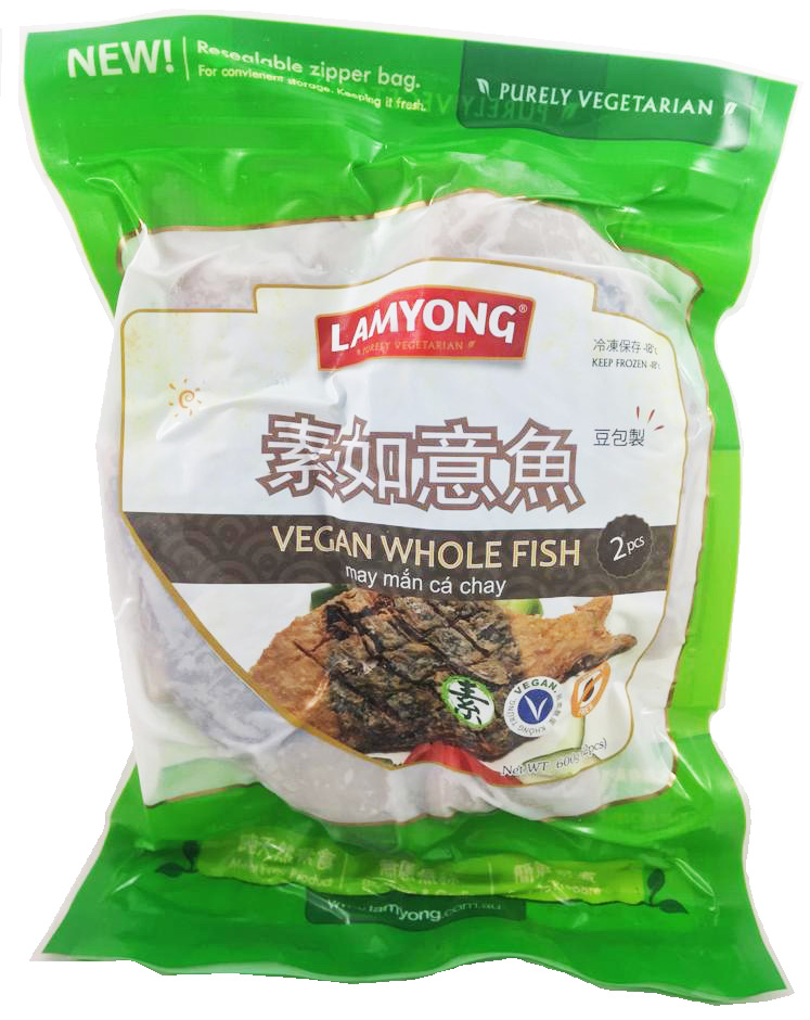 Lamyong Vegan Whole Fish 600g - Click Image to Close